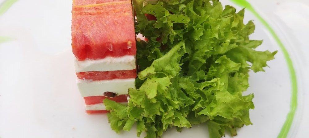 Arugula Watermelon Feta Cheese Salad