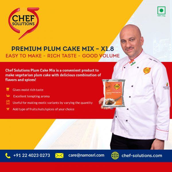 Premium Plum Cake Mix Egg Free Specs
